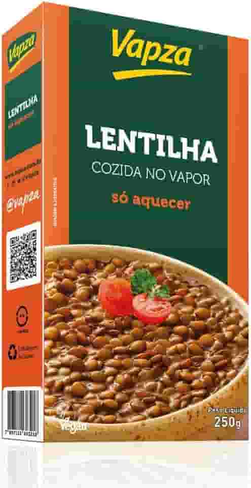 Lentilha 250G Só Aquecer Vapza Peso líquido 250g