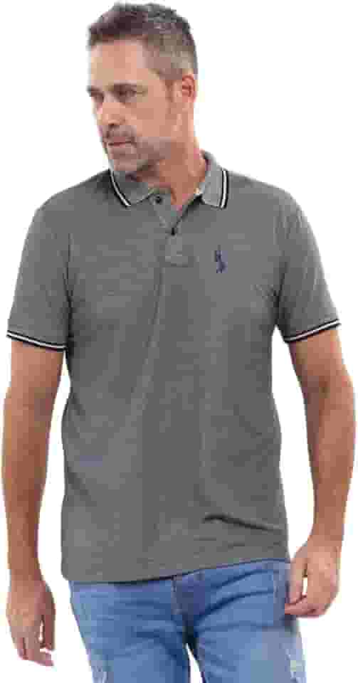 Camisa Polo Masculina Piquet Viscose Dry Leve Confortável