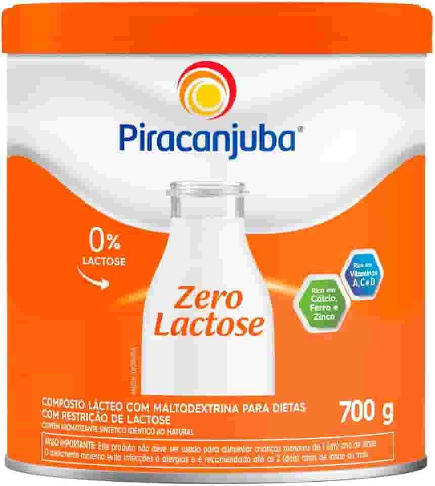 Piracanjuba Composto Lácteo Zero Lactose Lata 700g