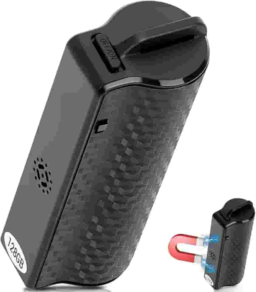 Gravador de Voz, Mini Gravador de Voz, 128G, Gravação de 334H, Gravador, Redução Tripla de Ruído Inteligente