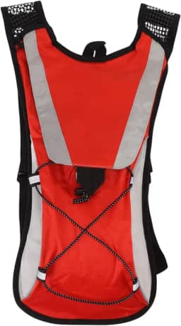 Mochila de Hidratação Esportiva 2 Litros com Refil Bolsa d'Água Impermeável para Corrida Ciclismo Trilha Caminhada Bike Leve Compacta com Tubo de Sucção e Compartimento para Acessórios