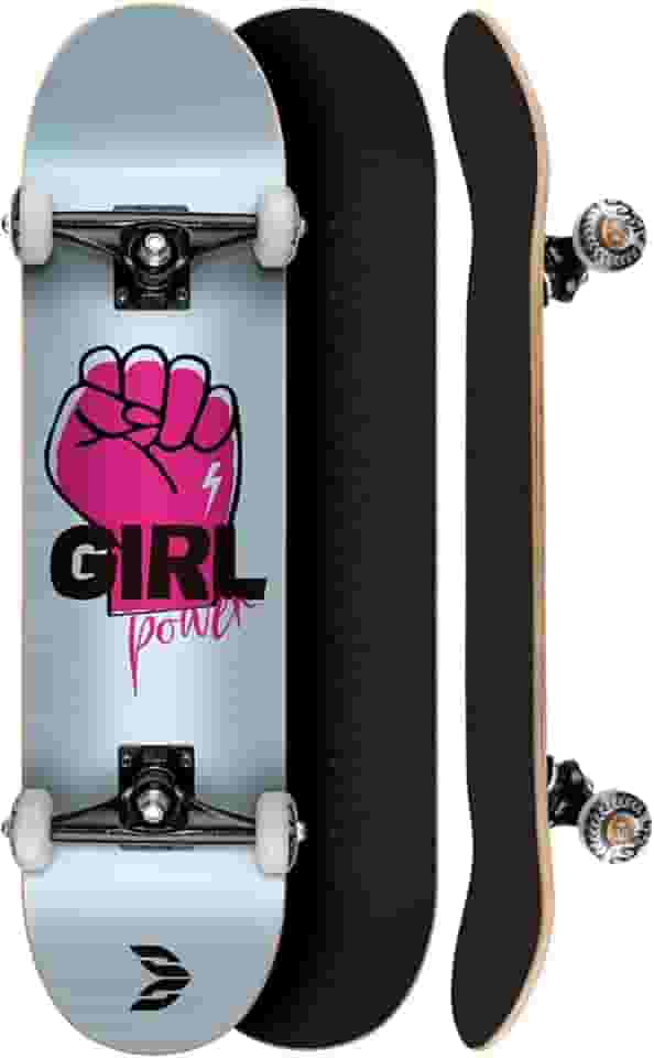 Skate Montado Profissional Cisco Feminino Power 8.0 - Abec 5