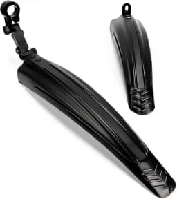 Conjunto de para-lamas de para-lamas dianteiros/traseiros ajustáveis para bicicleta de montanha e bicicleta