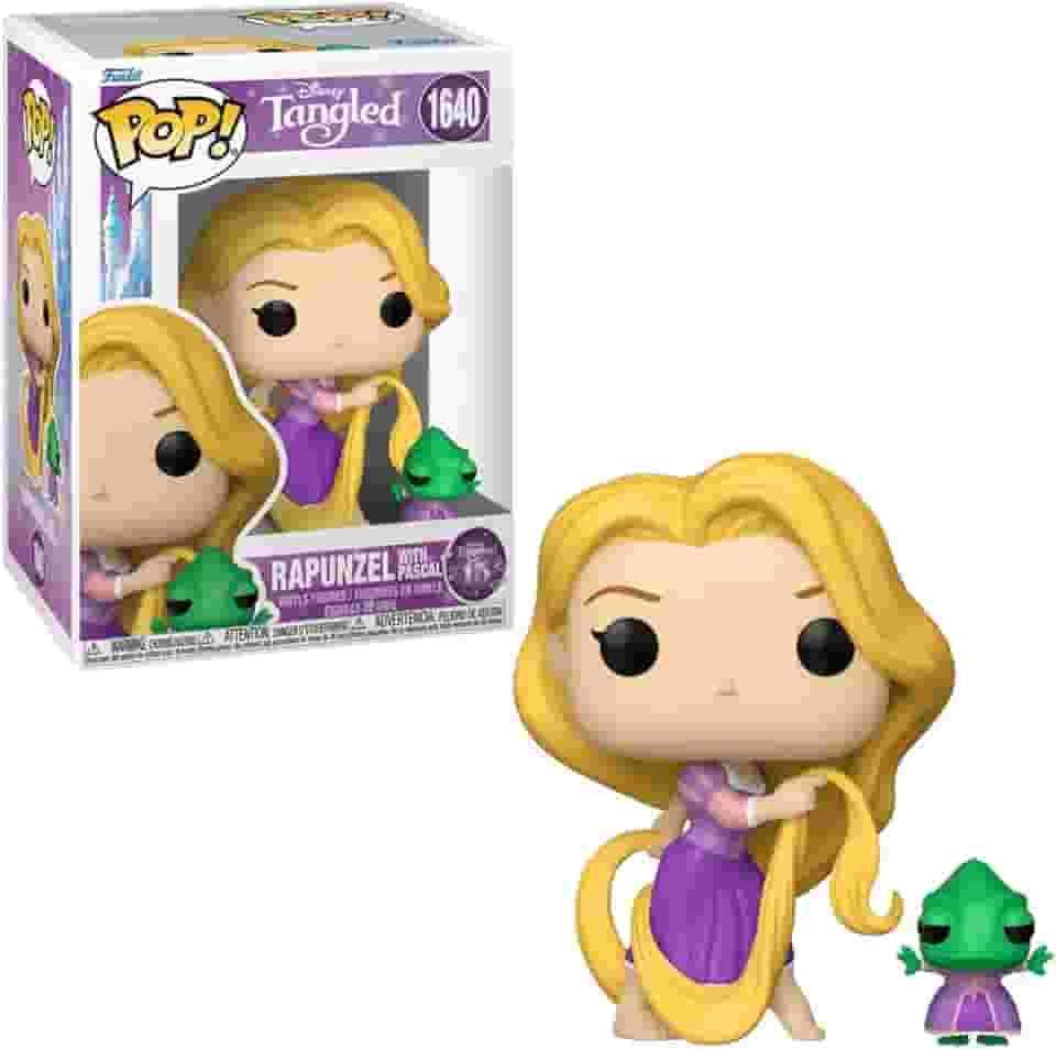 Candide, Boneco, Funko POP! Buddy Rapunzel e Pascal, Disney Enrolados - 10 e 3 cm