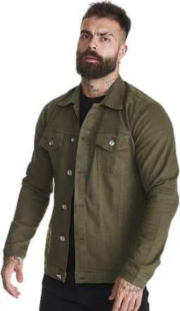 Jaqueta Jeans HNO Jeans Premium Lisa Verde