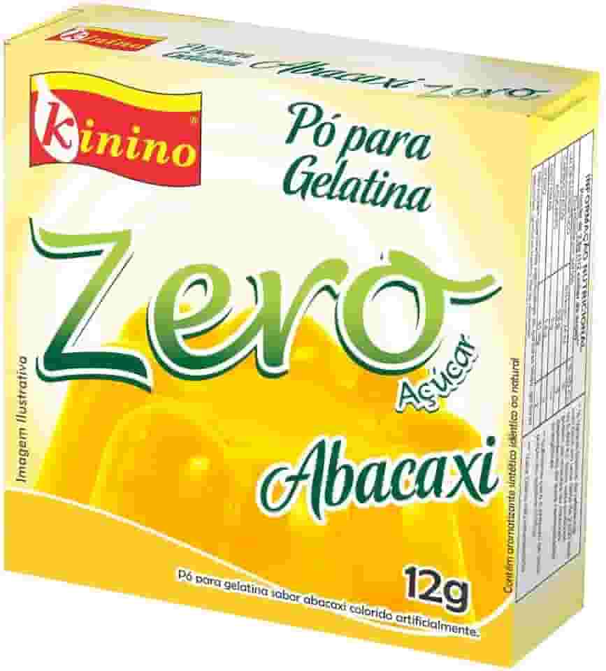 GELATINA ZERO ABACAXI KININO 12G