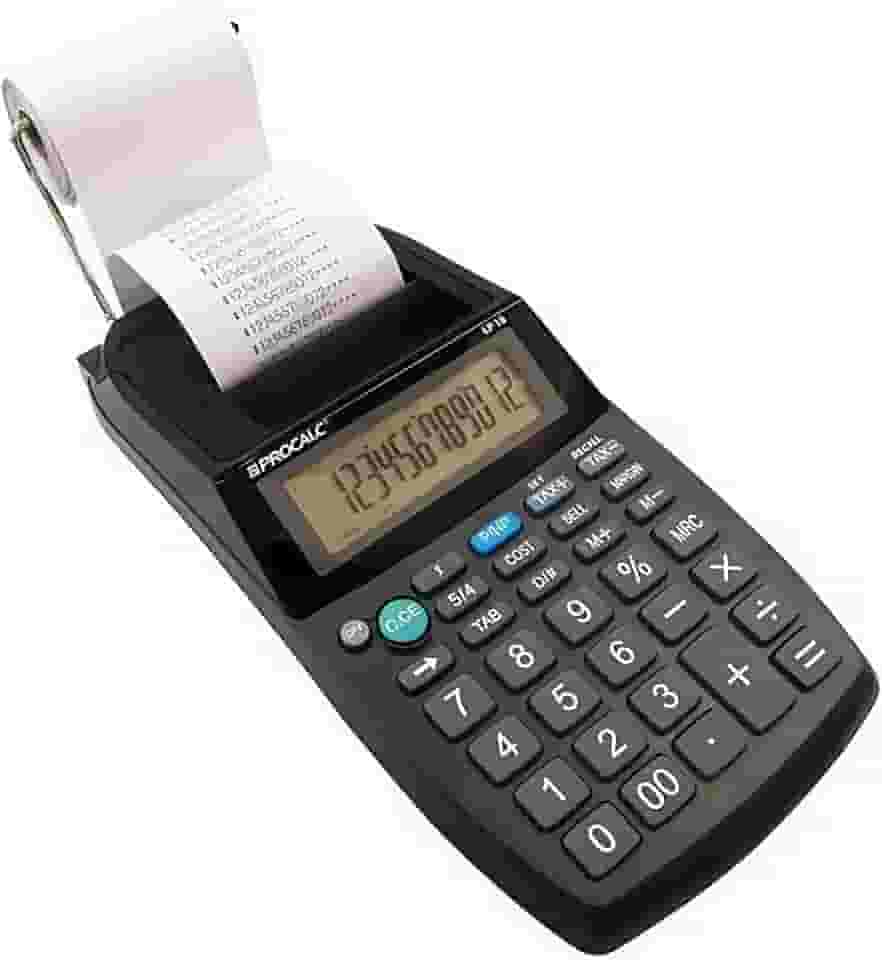 Calculadora De Impressao Procalc 12dig Compacta