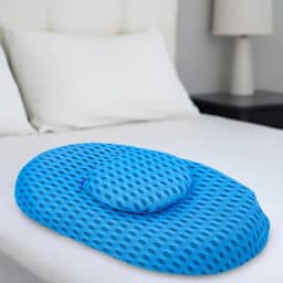 Travesseiro Ortopédico de Apoio Lombar – Almofada Curva para Suporte e Alívio das Costas