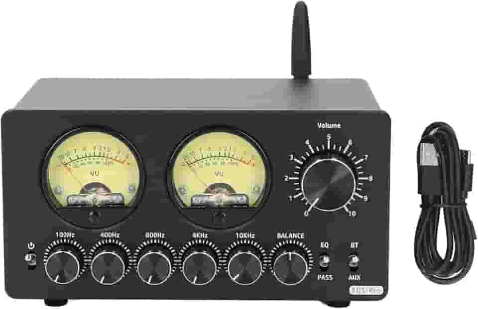 Equalizador de 5 bandas de áudio, equalizador de som de banda, equalizador profissional, sistema de som, equalizador digital, 5 bandas, equalizador de pré-amplificador para estéreo doméstico,