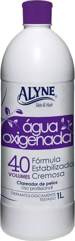 Alyne, Água Oxigenada, Cremosa, 40 Vol., 1 Litro, Roxo