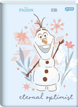 Agenda Permanente 134X200Mm 192Pgs Frozen Olaf Jandaia