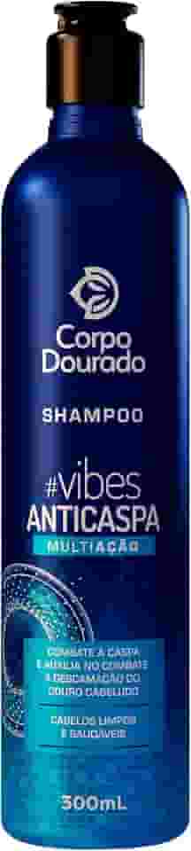 Corpo Dourado Shampoo Vibes Anticaspa | Controle eficaz da caspa e coceira | 300 ml