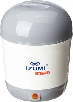 Yexati Iogurteira Elétrica Cinza Bivolt - Fazedor de Iogurte - Produz 1 Litro - Material Polipropileno - Para Fazer Iogurte Caseiro