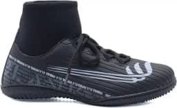 Chuteira Futsal Preta Blank Star Tênis Quadra Antiderrapante com Solado Costurado Original 34 ao 45