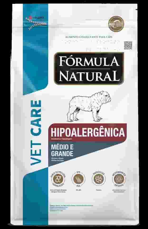 Ração Medicamentosa Para Cães Vet Care Hipoalergênico Porte Médio E Grande 10,1kg Fórmula Natural