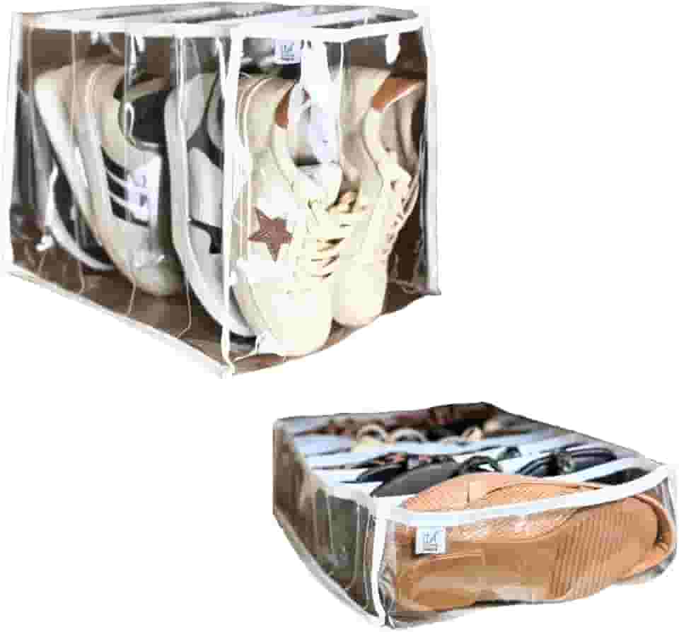 Kit 2 Colmeia Organizadora para Sapatos, Tênis, Rasteirinhas e Chinelos - Organizador Premium Para Guarda Roupa Closet Armário - Acabamento Reforçado