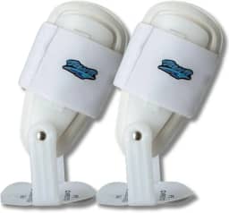 Kit Tornozeleiras Estabilizador Laterais Volei Futsal Handebol Basquete Corrida Rehr Suporte Tornozelo par (Branco, P)