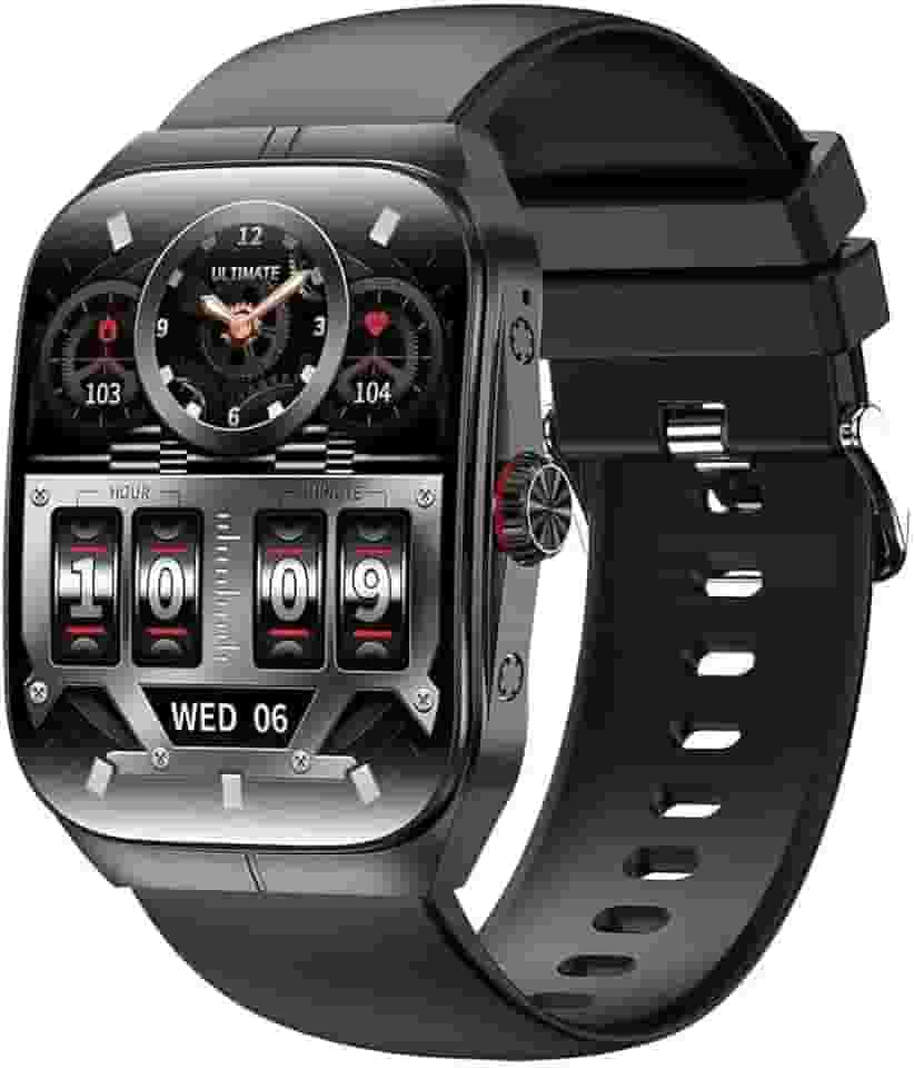 Smartwatch Lefal HK8pro tela AMOLED de 1,95 polegadas original Lefal Cold na Cor PRETO