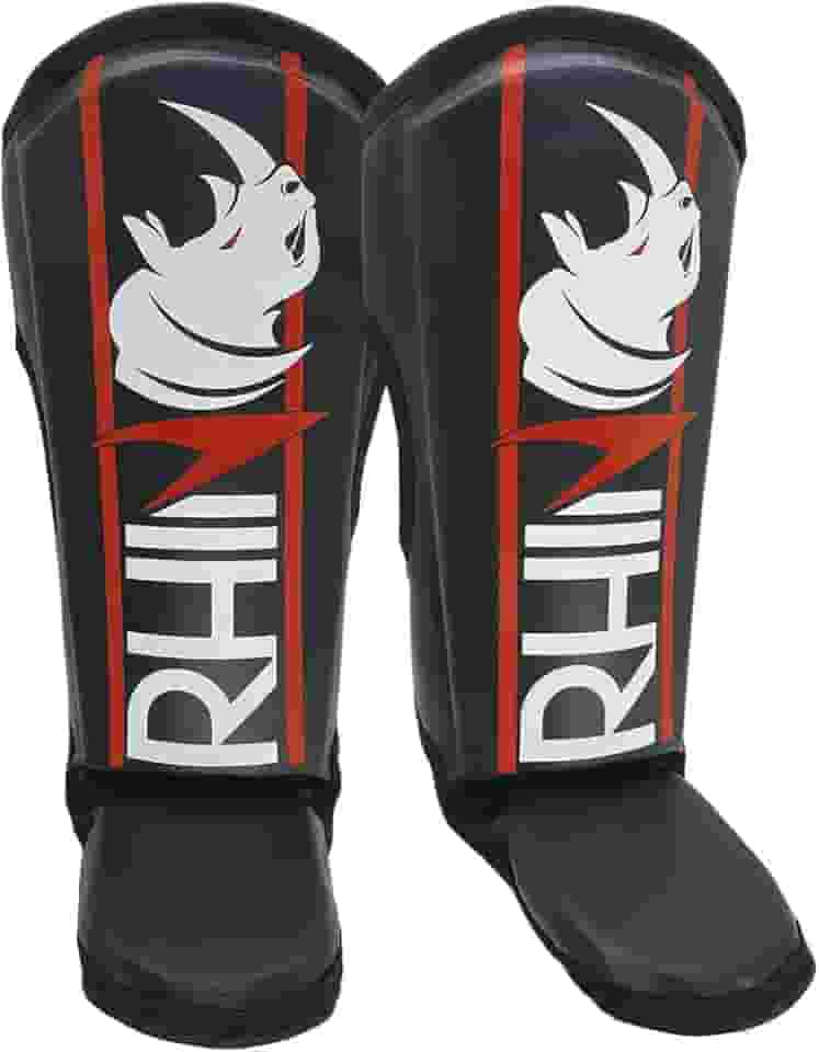 Caneleira Protetor De Canela Muaythai Kickboxing - Rhino By Spank