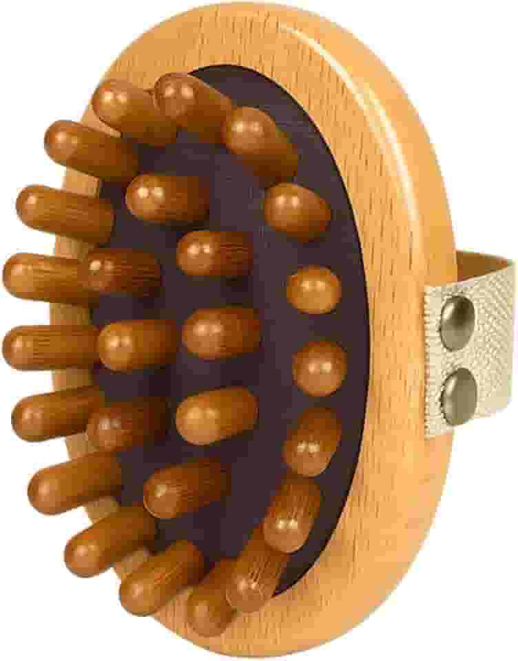 Massageador Corporal de Madeira – Maderoterapia para Redução de Celulite, Drenagem Linfática e Alívio Muscular | Modelador Manual para Barriga e Corpo