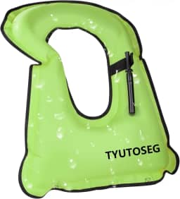 TYUTOSEG Colete Inflável Para Mergulho Com Snorkel Adulto, Jaquetas Para Mergulho Com Snorkel, Colete De Flutuação Para Mergulho Com Snorkel E Barco, Carga De Segurança De Até 220 Libras