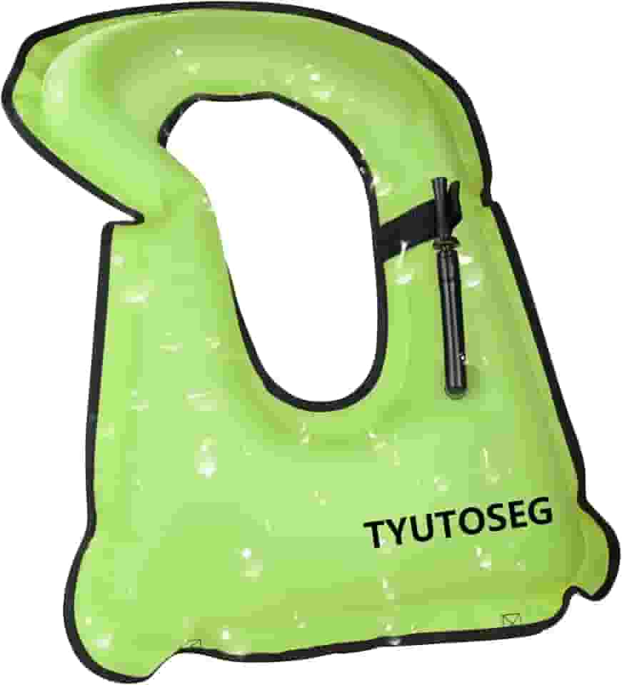 TYUTOSEG Colete Inflável Para Mergulho Com Snorkel Adulto, Jaquetas Para Mergulho Com Snorkel, Colete De Flutuação Para Mergulho Com Snorkel E Barco, Carga De Segurança De Até 220 Libras