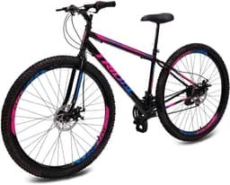 Bicicleta Aro 29 MTB Aço 21 Marchas Freio a Disco Tridal Bike