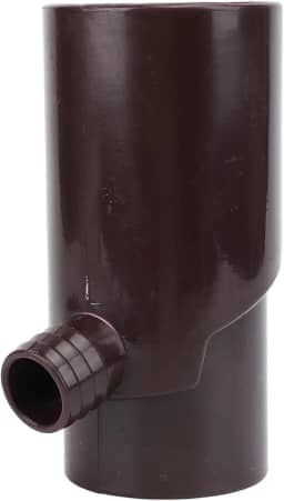 sistemas de Coleta de água da Chuva, Desviador de Calha Redonda de 8 Cm, Desviador de água da Chuva, Kit Desviador de Barril de Chuva, Desviar água para o Barril de Chuva, (Marrom)