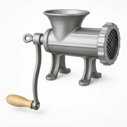 TNT Moedor De Carne Manual de Ferro Fundido Com Acessórios Nº 12 Para Hamburguer