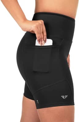Short Com Bolso Para Corrida Academia Feminino Compressão