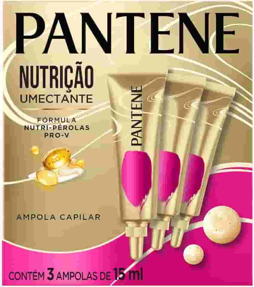 Ampola Capilar Pantene Pérolas Pro-Vitaminas Nutrição Umectante 45 ml