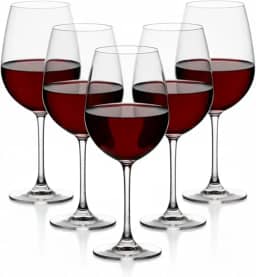 Jogo 6 Taças Vinho Cristal Titanium Gastro Premium 650ml - Tinto e Branco | Elegância e Degustação Superior