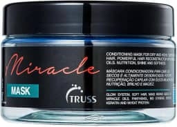 Truss Miracle Mask | Máscara Capilar com Blend de Óleos, Hidratação Profunda e Brilho 3D | 180g