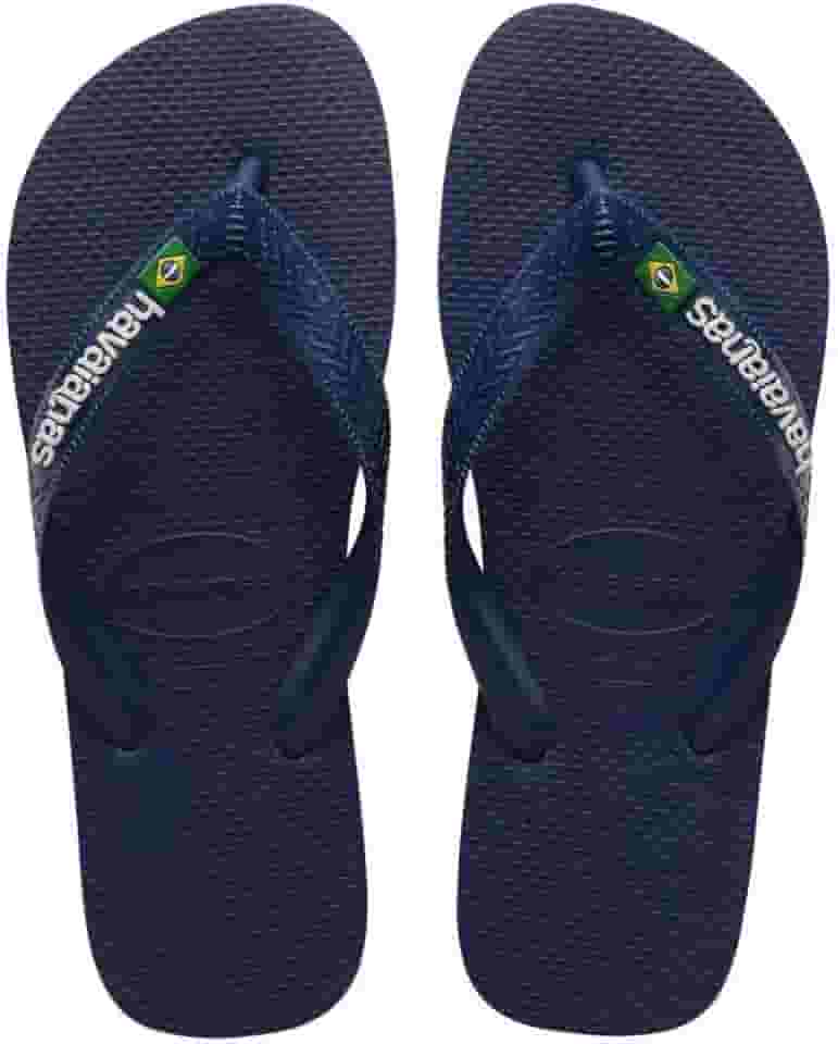 Chinelo Havaianas Brasil Logo Rosa Cristal