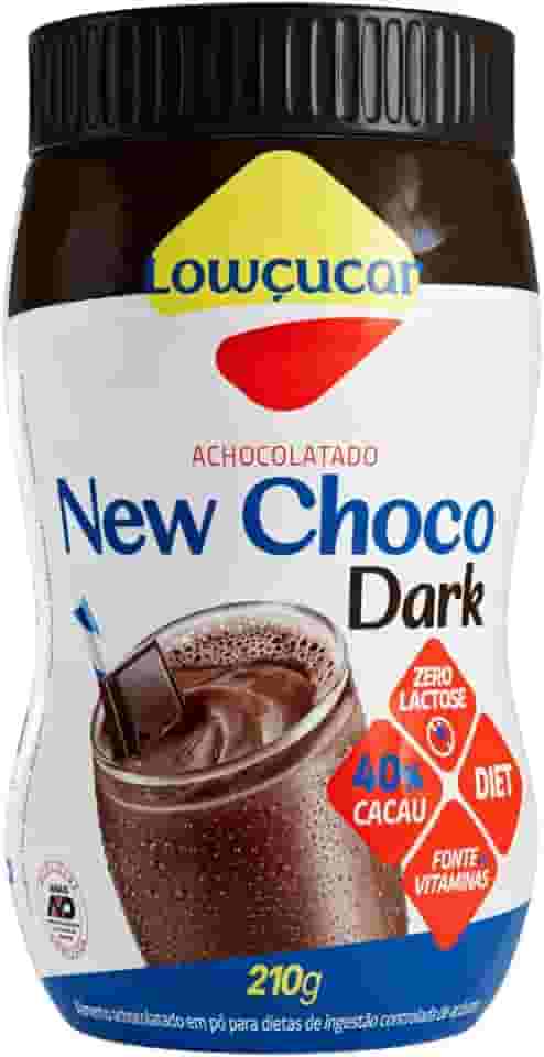 Lowcucar New Choco Dark - Pote 210G