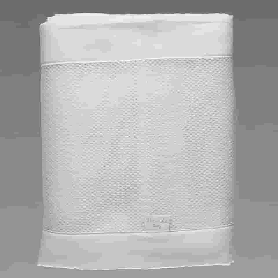 Batistela Baby Tela Respirável P/Berço 2 Pçs Branca