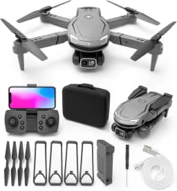 Drone V88 com Câmera Dupla 8K HD, Quadcopter com Sistema de Desvio de Obstáculos