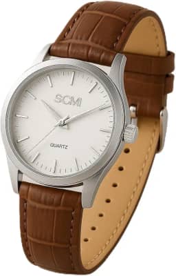 Relogio feminino de Quartzo Clássico, Pulseira de Couro, Mostrador Branco, Pulso Social, Analogico, estiloso, elegante moderno