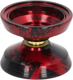 Ioiô Profissional Sem Resposta, ioiô de Liga de Alumínio Com Luva e 3 Cordas de ioiô para Crianças Iniciantes, Rolamento de Esferas Sem Resposta de Substituição para Competição (Vermelho)