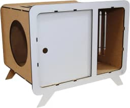 Banheiro Gato Fechado Sanitário para Caixa De Areia Moderna/Retrô