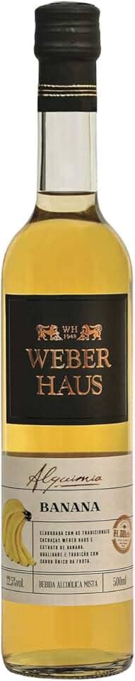 Weber Haus Bebida Alcoolica Mista Banana 500 Ml Sabor 500 Ml