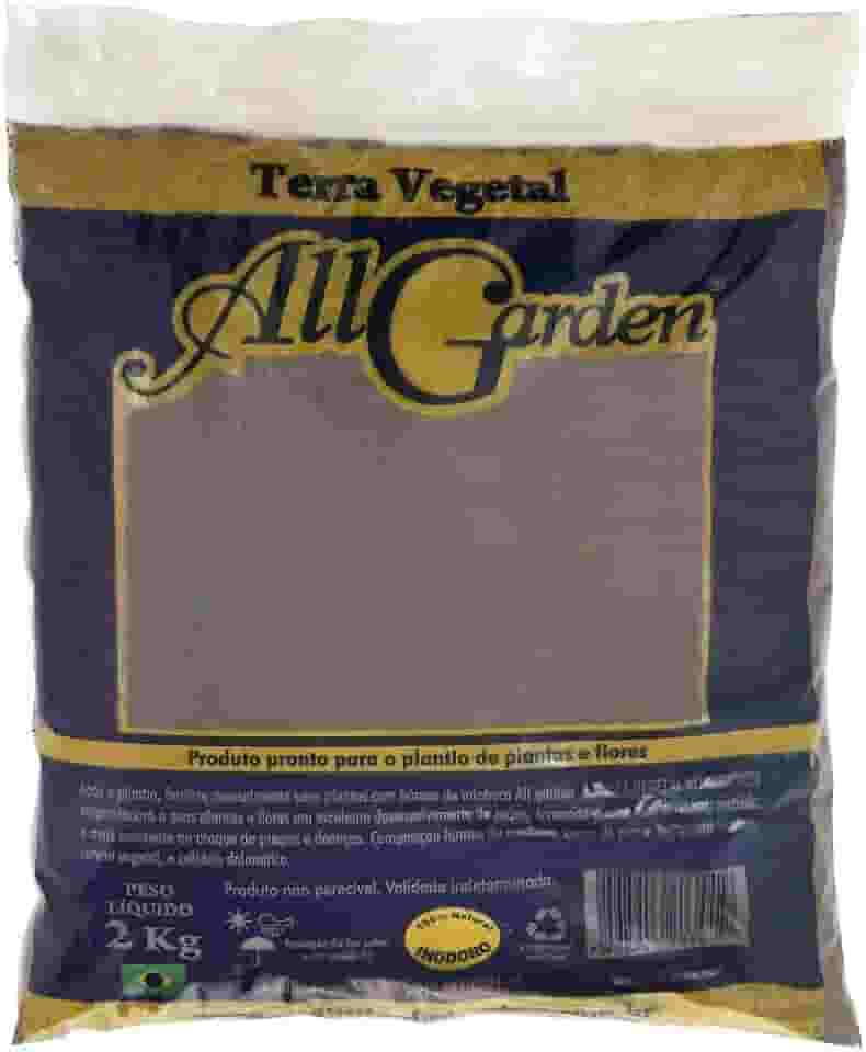 All Garden Terra Vegetal Adubo para Plantio e Replantio de Plantas em Geral