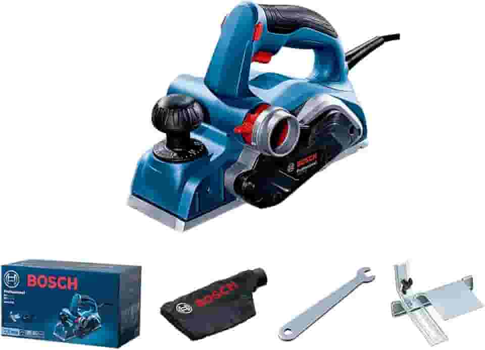 Bosch Plaina GHO 700 700W 127V com 2 lâminas e coletor de pó