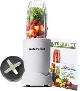 Liquidificador Individual e Extrator de Nutrientes Nutribullet 600W Branco - 5 Itens - 220v.