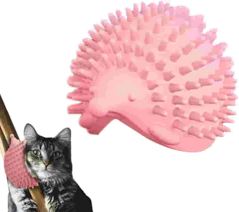 Canto arranhador de parede para gatos | Parede de arranhão de gato - Catnip para montar na parede arranhador para animais de estimação para gatos pentes de massagem macios para autocuidado 2 Purble