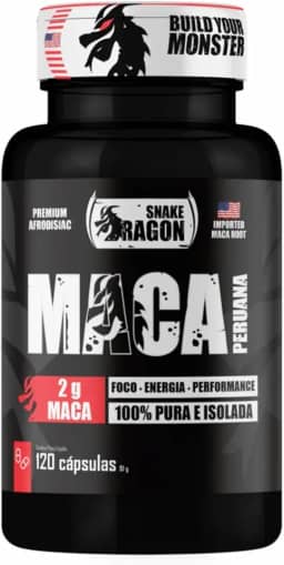Maca Peruana Negra 120 Capsulas 2000mg Black Pura Premium Importada Para Homens e Mulheres Original 2g Por Dose