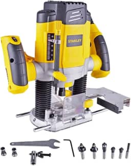 Stanley Tupia de Colunas com Sistema de Extração, com 6 Fresas e Pinças, Potência 1200W, Modelo SRR1200, 220V