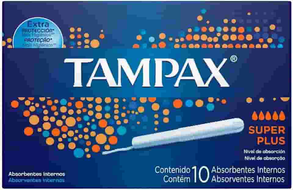 Absorvente Interno Tampax Super Plus - 10 unidades