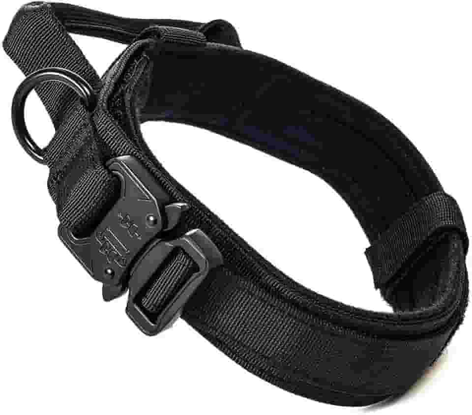 Coleira para Cachorro Grande e Forte MADOG Comander (G, PRETO)