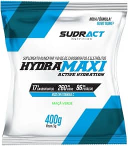 Sudract Isotônico Em Pó Hydramaxi - Rende Até 10 Litros - Energy Drink - Pré E Durante Os Treinos (Maçã Verde)